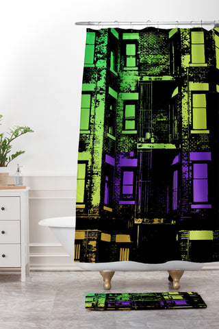 Amy Smith DC Street Shower Curtain And Mat