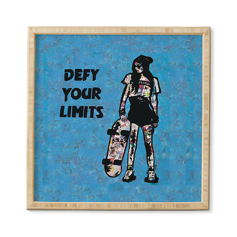 Amy Smith Defy your limits Framed Wall Art