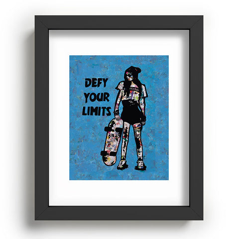Amy Smith Defy your limits Recessed Framing Rectangle