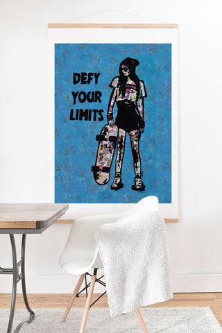 Amy Smith Defy your limits Art Print And Hanger