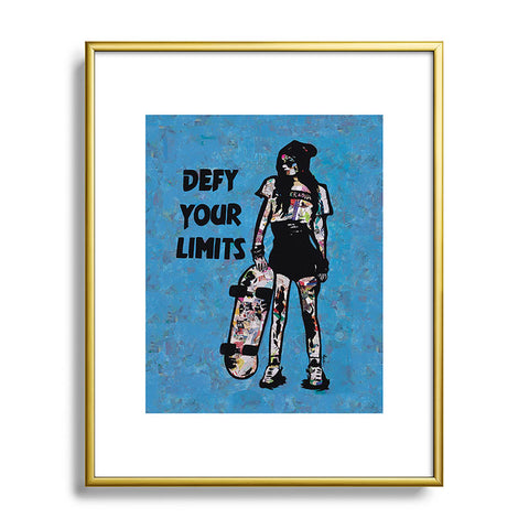 Amy Smith Defy your limits Metal Framed Art Print