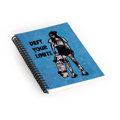 Amy Smith Defy your limits Spiral Notebook