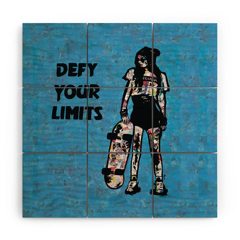 Amy Smith Defy your limits Wood Wall Mural