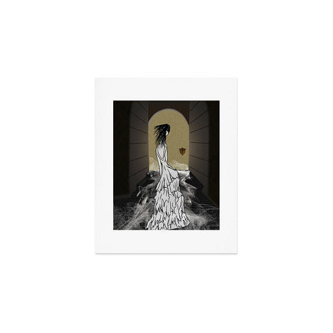 Amy Smith Dress In Tunnel Art Print