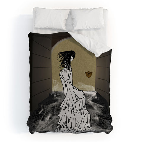Amy Smith Dress In Tunnel Duvet Cover