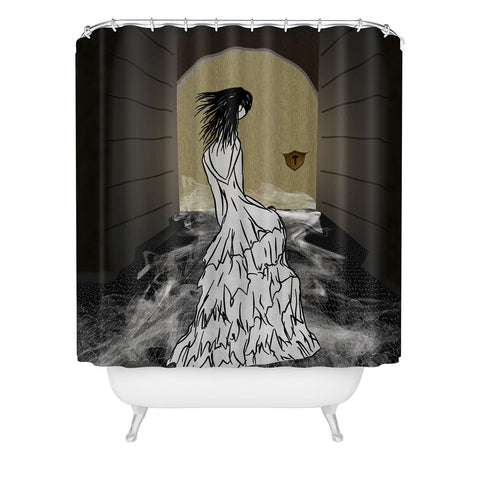 Amy Smith Dress In Tunnel Shower Curtain