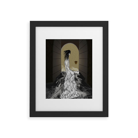 Amy Smith Dress In Tunnel Framed Art Print