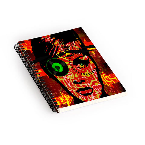 Amy Smith Fire Spiral Notebook