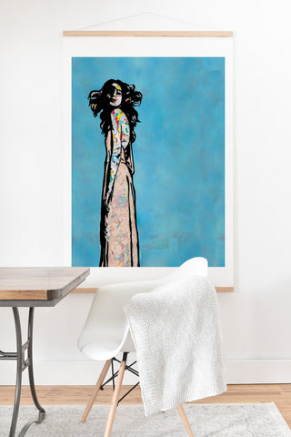 Amy Smith Go with the Flow Art Print And Hanger