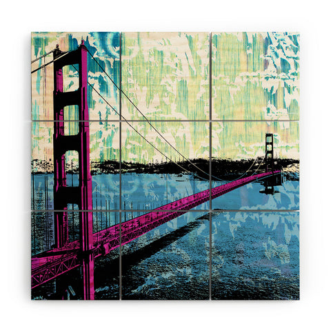 Amy Smith Golden Gate Wood Wall Mural