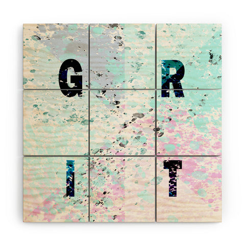 Amy Smith Grit Wood Wall Mural