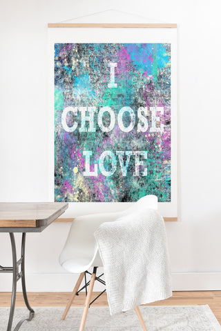 Amy Smith I Choose Love Art Print And Hanger