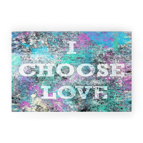 Amy Smith I Choose Love Welcome Mat