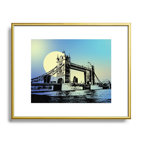 Amy Smith London Bridge Metal Framed Art Print