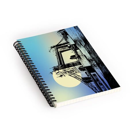 Amy Smith London Bridge Spiral Notebook