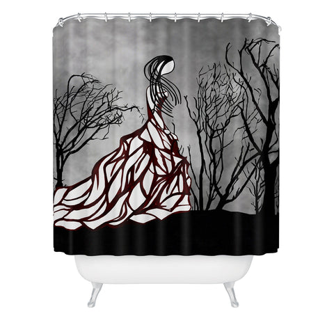 Amy Smith Lost In The Woods Shower Curtain