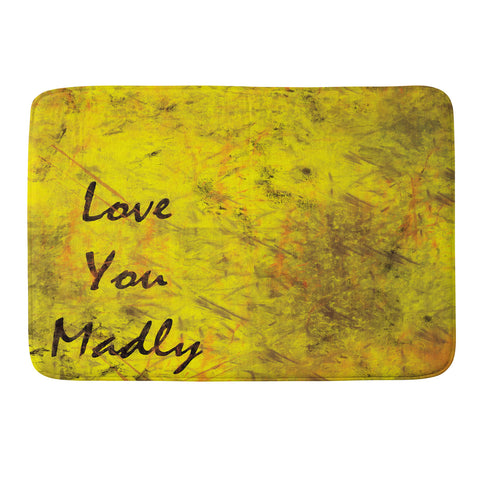 Amy Smith Love You Madly Memory Foam Bath Mat