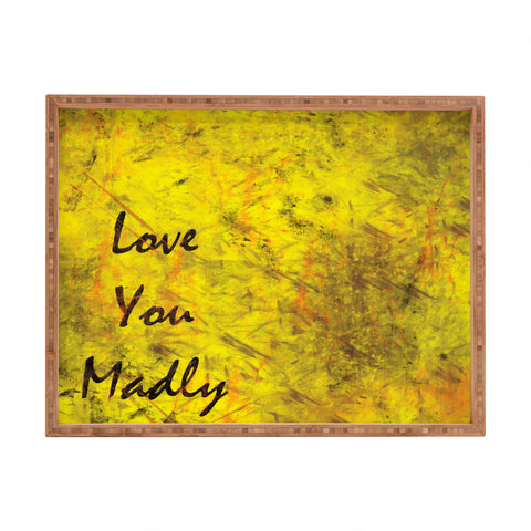 Amy Smith Love You Madly Rectangular Tray