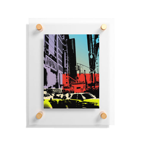 Amy Smith NY Street 1 Floating Acrylic Print