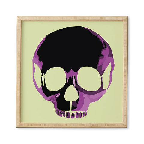 Amy Smith Pink Skull 1 Framed Wall Art