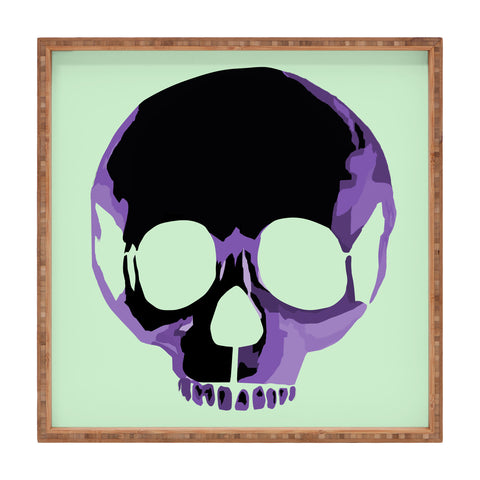 Amy Smith Purple Skull 1 Square Tray