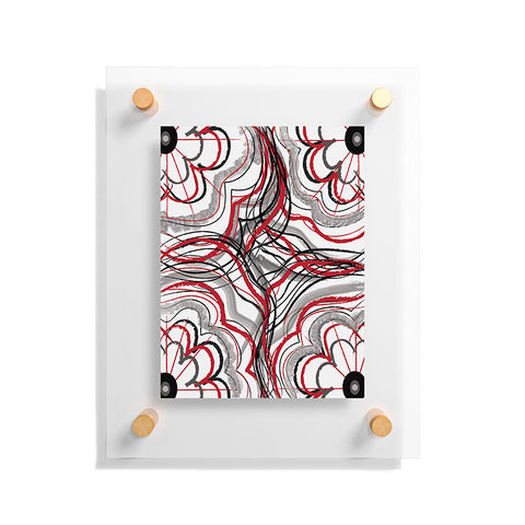 Amy Smith Red 1 Floating Acrylic Print