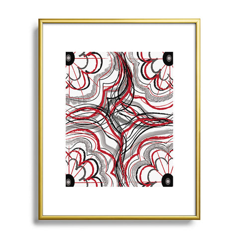 Amy Smith Red 1 Metal Framed Art Print