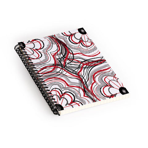Amy Smith Red 1 Spiral Notebook