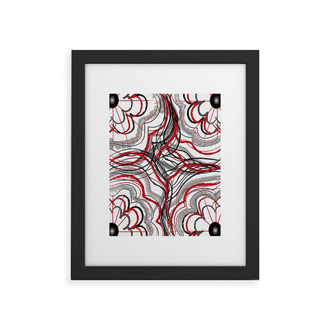 Amy Smith Red 1 Framed Art Print