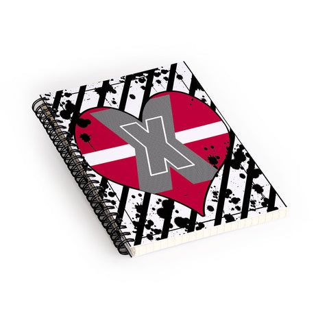 Amy Smith Red Heart Spiral Notebook
