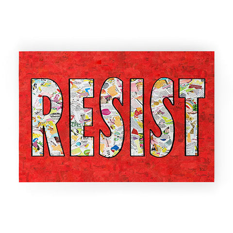 Amy Smith RESIST Welcome Mat