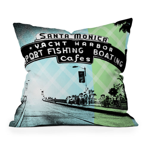 Amy Smith Santa Monica California Throw Pillow