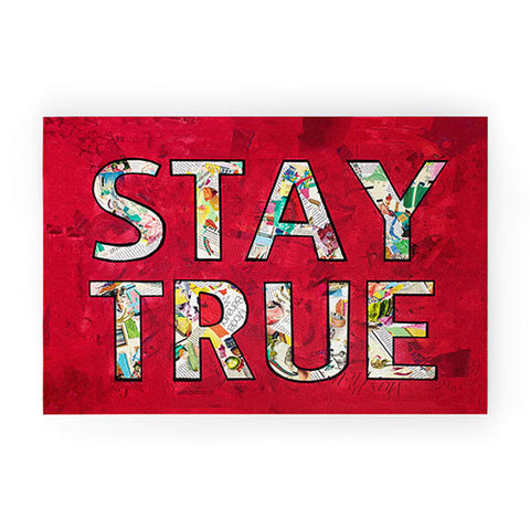 Amy Smith Stay True Welcome Mat