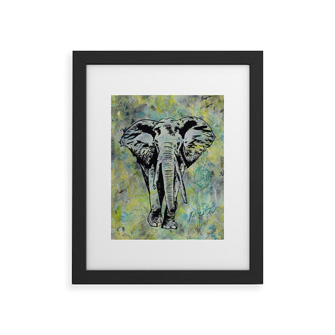 Amy Smith The Tough Elephant Framed Art Print