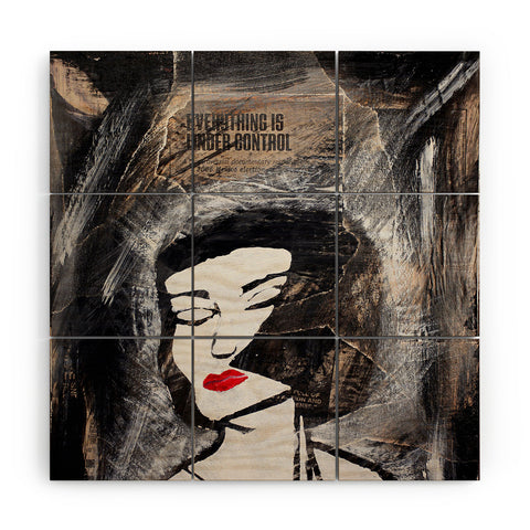 Amy Smith Under Control Wood Wall Mural