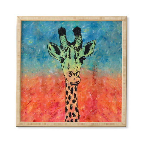 Amy Smith Universal Giraffe Framed Wall Art