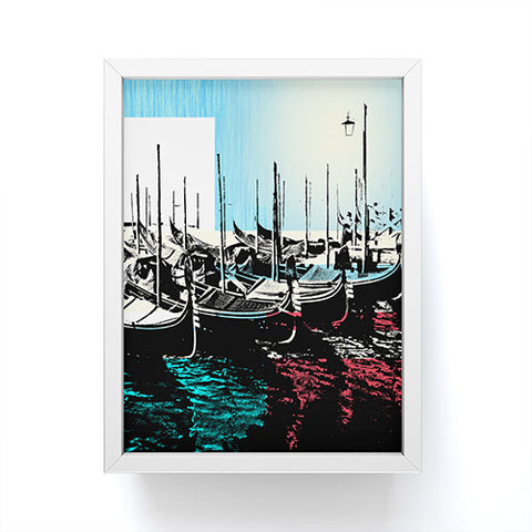 Amy Smith Venice Gondolas Framed Mini Art Print