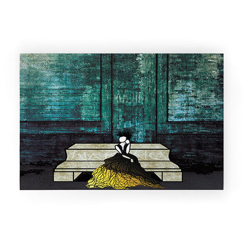 Amy Smith Waiting Welcome Mat