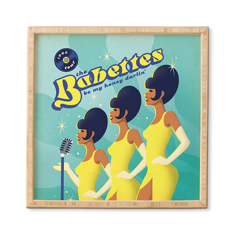 Anderson Design Group 1960s Babettes Framed Wall Art