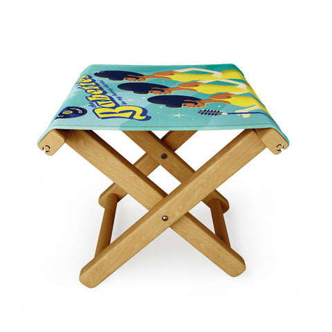 Anderson Design Group 1960s Babettes Folding Stool