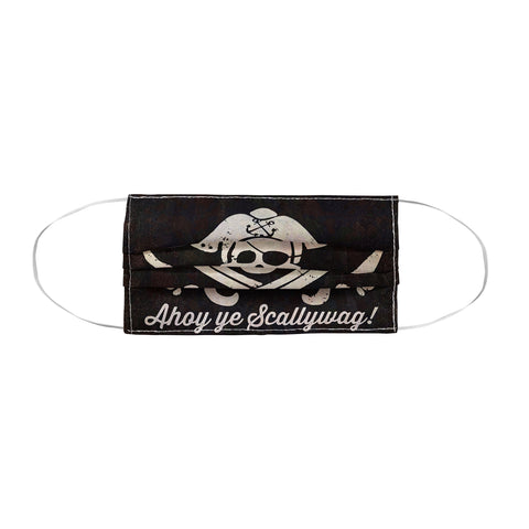 Anderson Design Group Ahoy Ye Scallywag Pirate Flag Face Mask