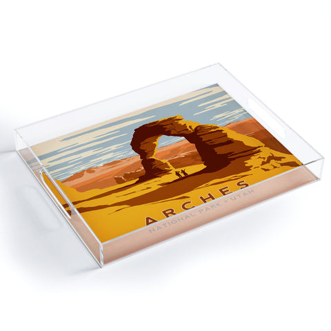 Anderson Design Group Arches Acrylic Tray