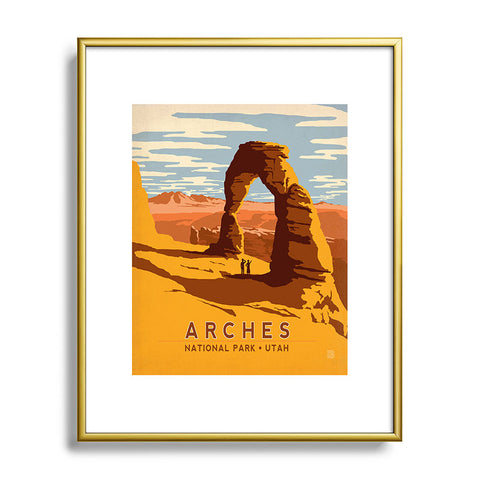 Anderson Design Group Arches Metal Framed Art Print