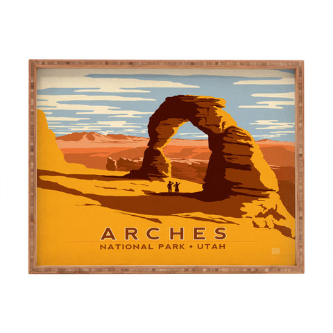 Anderson Design Group Arches Rectangular Tray