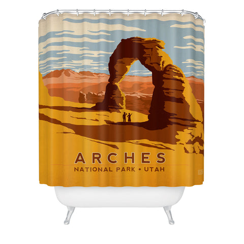 Anderson Design Group Arches Shower Curtain