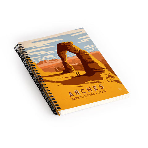 Anderson Design Group Arches Spiral Notebook