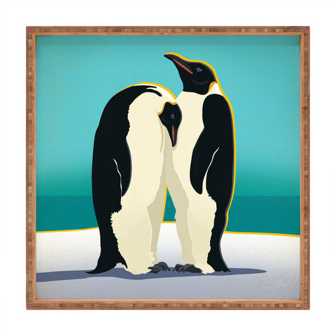 Anderson Design Group Arctic Penguins Square Tray