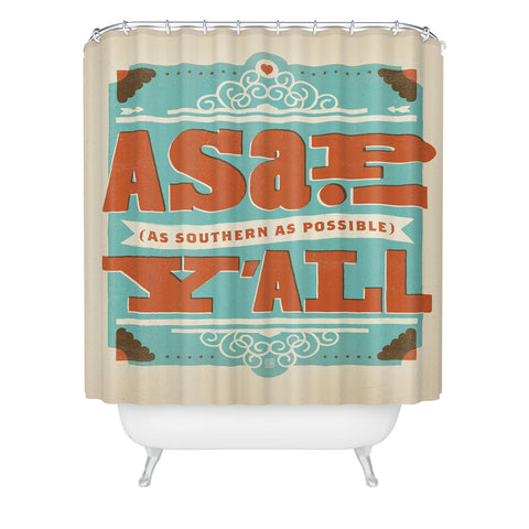 Anderson Design Group ASAP Shower Curtain