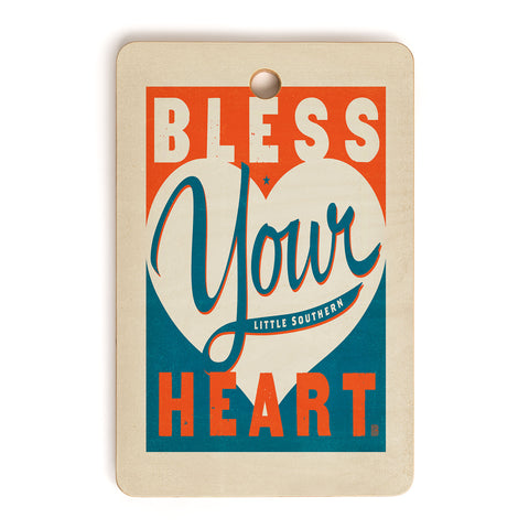 Anderson Design Group Bless Your Heart Cutting Board Rectangle
