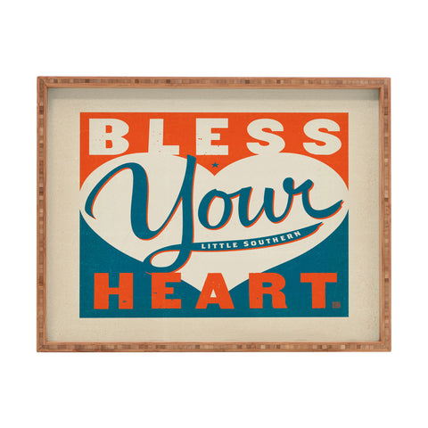 Anderson Design Group Bless Your Heart Rectangular Tray